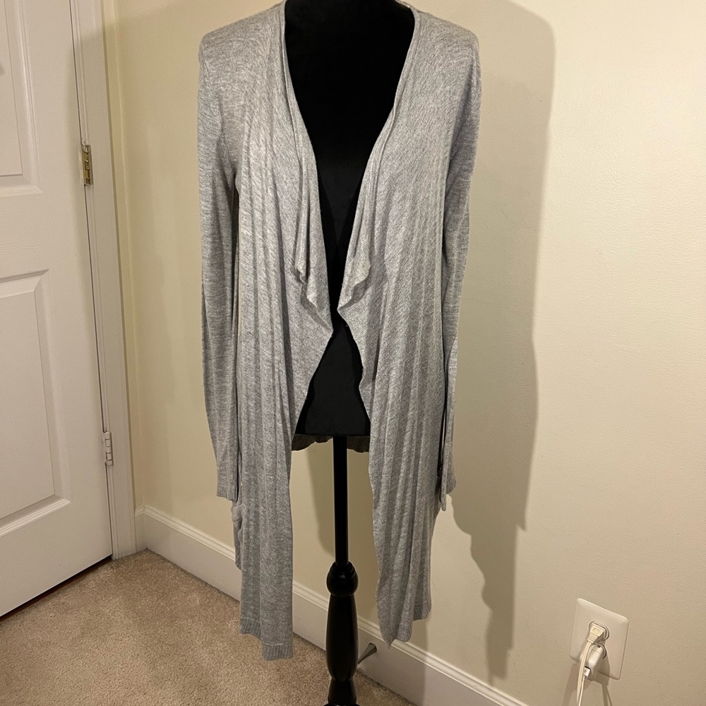 Dana Buchman Gray Cardigan